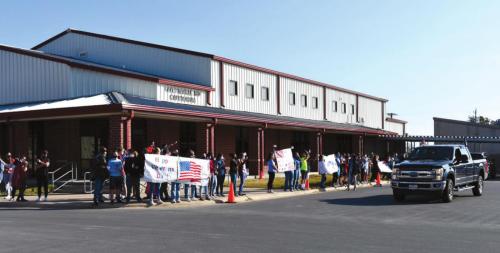 Fayetteville ISD Hosts Parade in Honor of Local Veterans