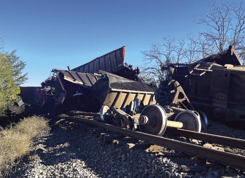 30 Cars From a Coal Train Derail North of Winchester Thursday