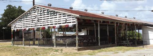 The Fayette County Fair Association is planning to build a new food court to replace the historic German-Czech Mart, above.