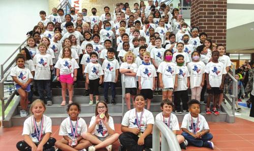 All the second graders got jump ropes and t-shirts as part of the program.