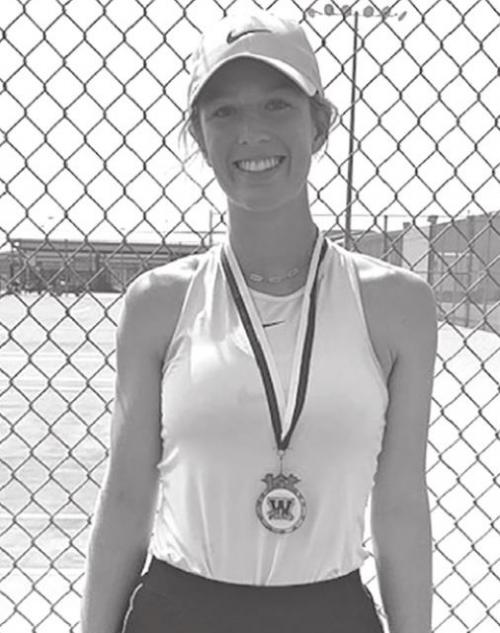 Leopard Tennis Players Medal in Waller