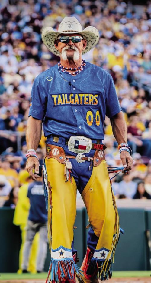 Fayette County native Joe Mikulik is the head coach of the Banana Ball team Texas Tailgaters. They played a game in front of largest crowd in Banana Ball history, approximately 102,000 fans, at Kyle Field in College Station on Saturday, May 2.