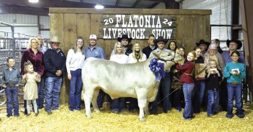 Champion Steer Nets $8,000 at Flatonia Stock Show