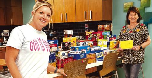 Presley’s Power made a snack and gift card delivery to Dell Children’s hospital last week. Presley’s Power appreciates the amazing donors that help make these deliveries possible. Pictured are Marlana and Jackie Wessels.