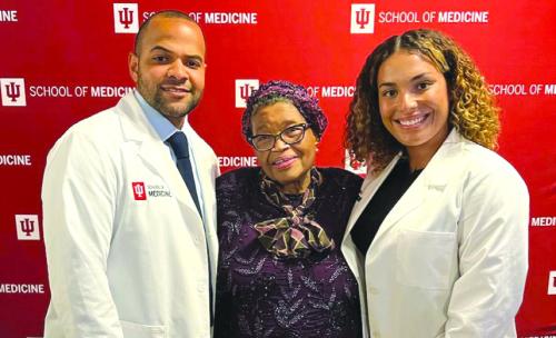 Darden Travels to Indiana for White Coat Ceremony