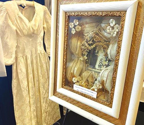 A portion of the new display “Texas-Czech Wedding Apparel and Traditions” now open at the Texas Czech Heritage and Cultural Center in La Grange.