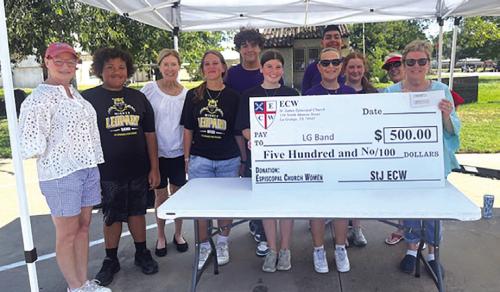 Mighty Leopard Band Receives Support from St. James, Rotary Club