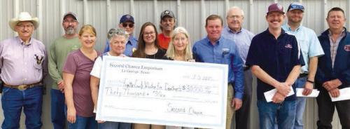 Second Chance Donates to Fire Departments