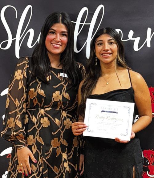 Pictured from left: Melanie Ramirez, SFF Program Director; Ruby Rodriguez.