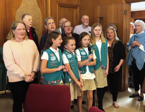 La Grange Church Celebrates Girl Scouts