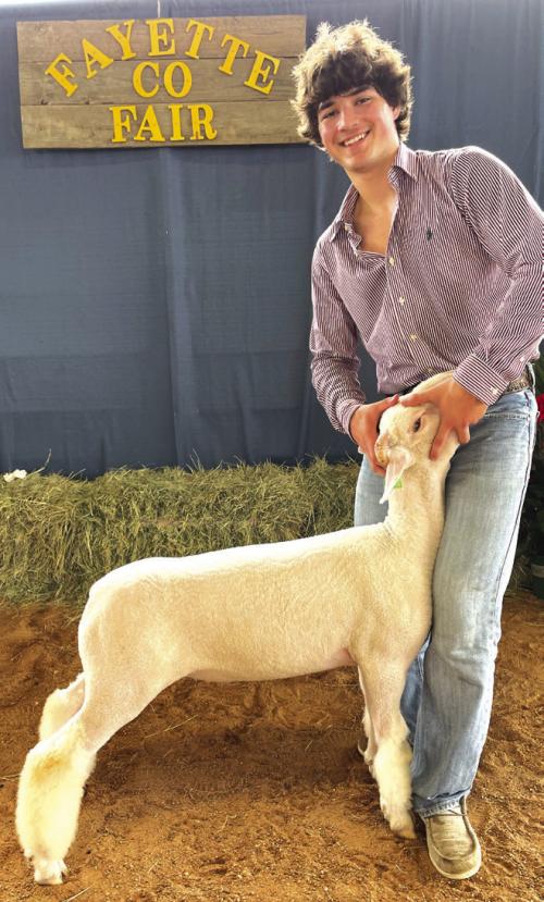 LAMB SHOW • RESERVE CHAMPION SOUTHDOWN Colton Hutchins
