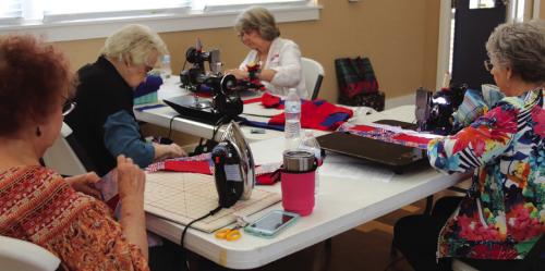 CVQG Holds Quilts of Valor Workshop