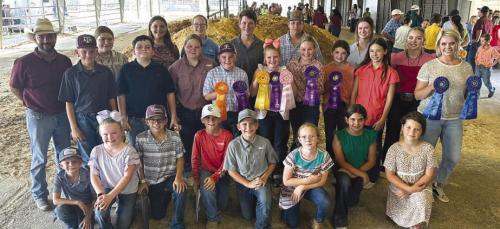 Members pictured who particpated include (front, from left): Joseph Carrales, Abigale McBride, Tate Fritsch, Crockett Guenther, Hudson Holub, Abbigale Eichler, Adalyn Carrales, Meredith Carruthers, (middle) Holden Holub, Rilan Karisch, Brealey Nieto, Abraham McBride, Kaisley Janecka, Julia Melton, Laramie Laake, Alexis Berckenhoff, Peyton Gilchrest, Coach Kaci Carrales, (back) Coach JoJo Carrales, Rheagan Karisch, Addison Eichler, Paige Carruthers, Cooper Mau, Railey Nieto and Harper Mau.