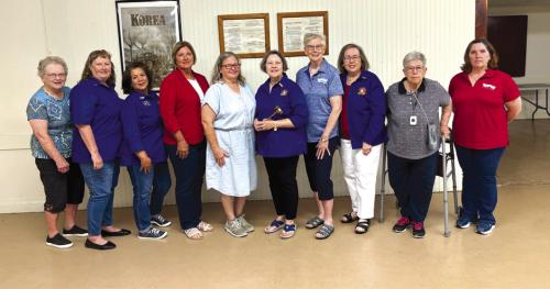 VFW Auxiliary New Officers for 2025-2026