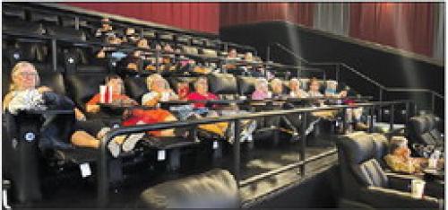 A total of 16 Senior Connections members attended a movie in Bastrop.