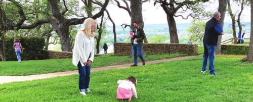 The egg hunt at the park will begin at 6:30 p.m. This is a shot from previous Easter hunt there.