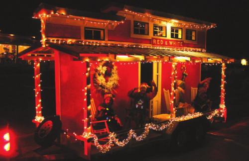 The Best Overall Parade winner was Red &amp; White Gallery with their replica of the iconic Red &amp; White building dating back to 1835.