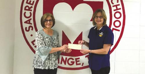 CDA No. 1962 Makes Donation to SHS Library