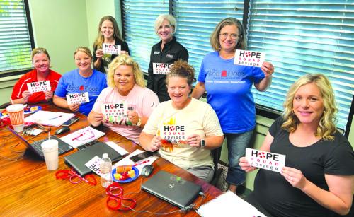Pictured from left: Callene Zapalac, SISD; Heather Pavlu, SISD; Lindsey Fisbeck, WISD; Misty Mican, WISD; Vicki Hudec, WISD, Codi Pesak, WISD. Not pictured, Allison Machac, SISD.