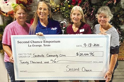 Second Chance Donates to Smithville Community Clinic