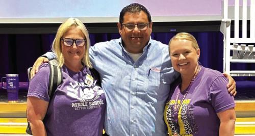 Caughman Wins $1,000 as Whataburger Teacher of the Year