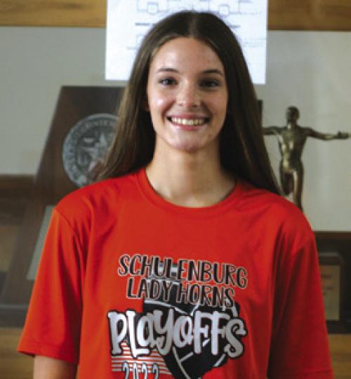 Marx Comes Out Swinging For the Lady Horns, Leading Volleyball Team in Kills