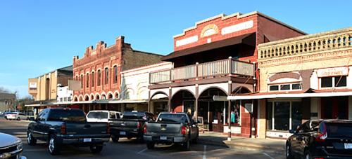 A view of downtown La Grange from Washington Street.