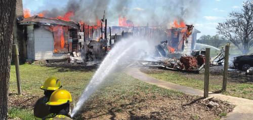 House a Total Loss After Fire