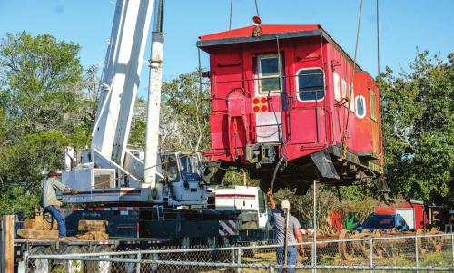 Caboose Makes One Last Trip