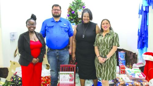 Board members Rebecca Powe, founder and executive director; Jeremy Castleberry; LaToya Ray, co-founder and interim treasurer; and Crystal Flores.