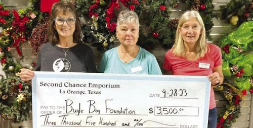 Second Chance Donates to Bugle Boy