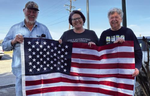Hermann Sons Present New American Flag