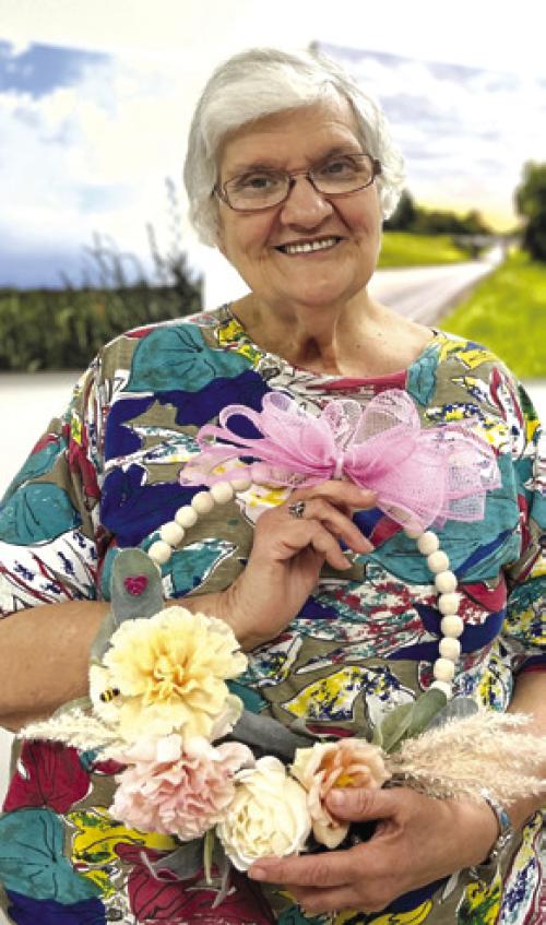 Bingo winner Cynthia Myer.