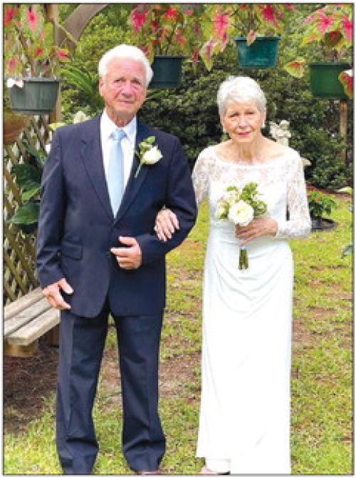 Richard and Frances Vacula Bonura recently celebrated their 69th wedding anniversary. Frances was born and raised in La Grange. The couple married on Aug. 29, 1953, at Holy Name Church in Houston. The celebration hosted by their children, grandchildren and great-grandchildren was held at their family home in Beaumont. Renewal of their vows took place beneath the pergola that Richard built in their beautiful back yard. A memorable time was had by all.
