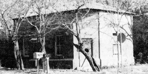 Ellinger State Bank, as pictured in Ellinger, Yesterday and Today by Ruby Martinek; copy in the Fayette Heritage Museum &amp; Archives.