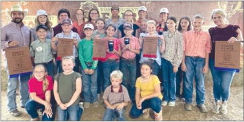 Fayette Co. 4-H Competes in Washington Co. Livestock Judging Contest