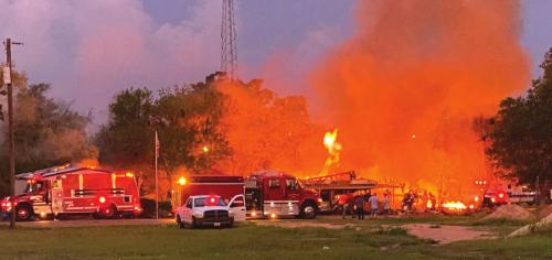 Devastation at Daybreak as Home Explodes