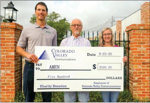 Colorado Valley Donates to AMEN