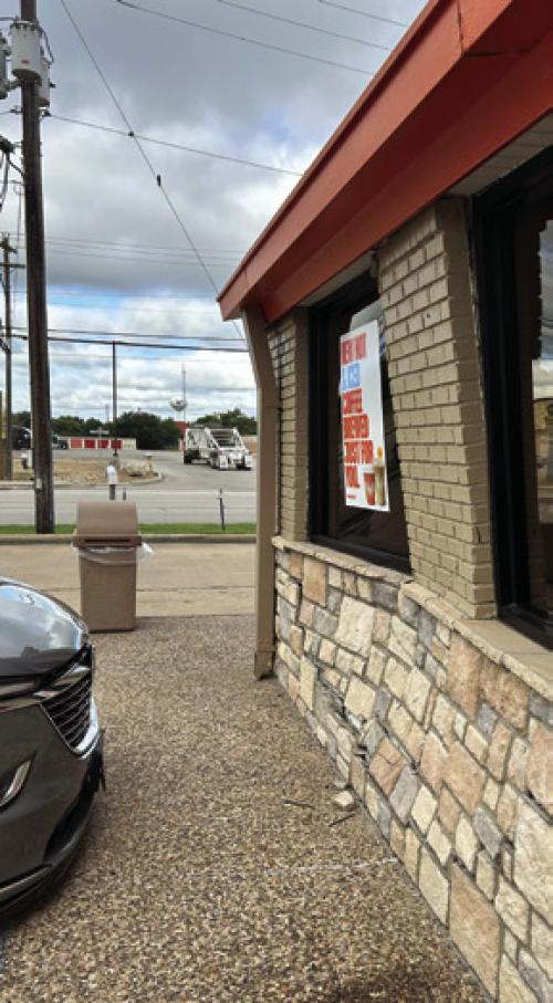 Man Tries to Create New Drive Thru at Schulenburg Whataburger