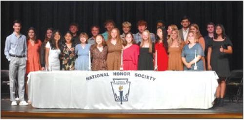 The La Grange High School National Honor Society held their Induction Ceremony, Wednesday, Sept. 13 at the La Grange Performing Arts Center. New members are Bennett Barber, Jackson Bennett, Savannah Bretz, Mara Colon, Camden Coltrain, Haylie Cooper, Holdyn Cooper, Veer Desai, Addison Faske, Ely Glisson, John Gray, Landri Hernandez, Jodie Kaspar, John Kaspar, Sarah Kay, Riley Lowe, Caitlyn Muras, Jill Newton, Genesis Parada, Dominick Smith, Jessica Torres, Julie Vazquez, Madeline Willrich and Autumn Wolf.