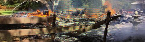 House Fire on Valenta Road