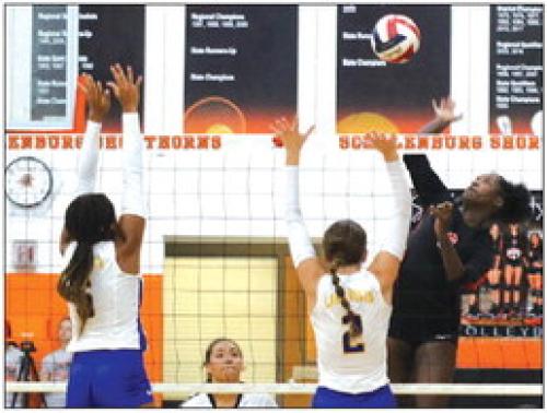 Schulenburg Bashes Lago Vista in 4 Sets