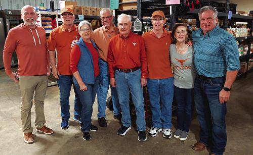 AMEN Donation – Ben Ellis, Don Jones, Bette Gips, Jerry Gips, Ed Ellis, Paul Wyble, Julie Robertson, Lenny Dalton.