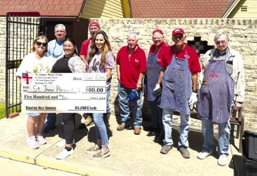 Holy Smokers Cook For St. James Preschool