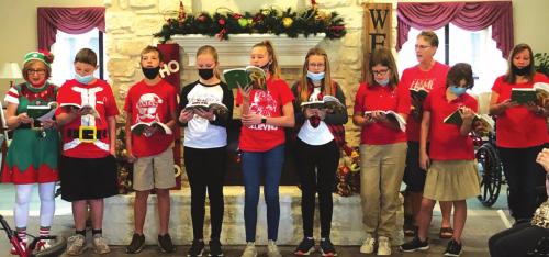 Youth Groups Go Christmas Caroling
