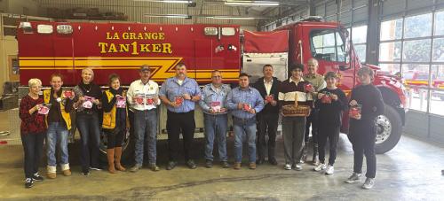 Lions and Leos Give Out Valentines 