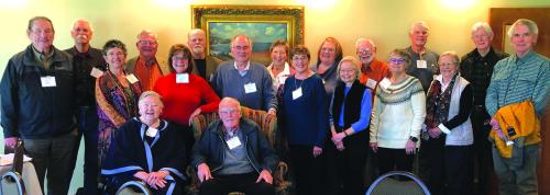 Pictured are (back, from left) James Kearney, Weldon Koenig, Neale Rabensburg, Rodney Koenig, Judy Pate, Rox Ann Johnson, Larry Jackson, Dudley Dobie, Norman Reynolds, (front) Leonard Schulze, Wendy McCredie, Mary Koenig, Carolyn Heinsohn, Virginia Leech, Marie Watts, Sally Reynolds, Bill Bishop, (seated) Annette Citzler, Arnold Romberg. Not pictured: Babette Fraser Hale.