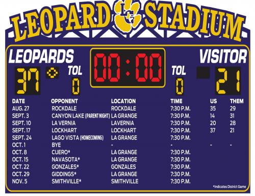 Leps Run for 445 Yards to Down Lockhart 37-21