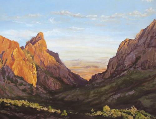 “The Window” a painting by Amanda Danning.