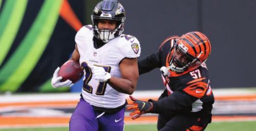 Dobbins Has Best Game Yet as a Pro